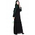 Dual colored abaya- Black and Green Dual colored abaya- Black and Green